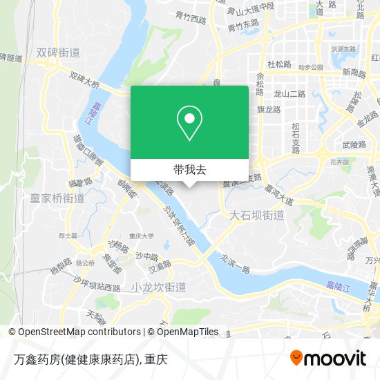 万鑫药房(健健康康药店)地图
