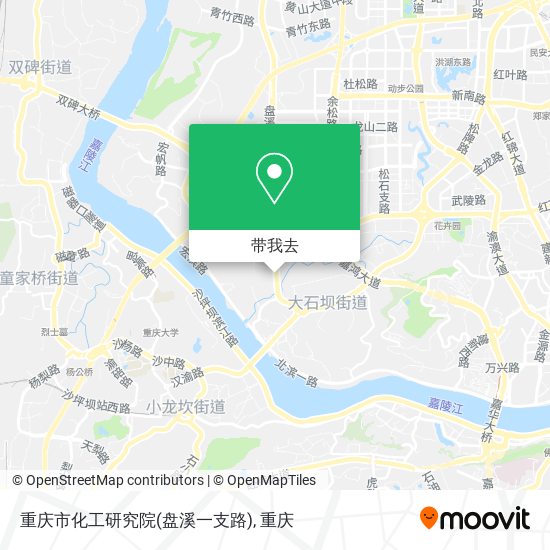 重庆市化工研究院(盘溪一支路)地图