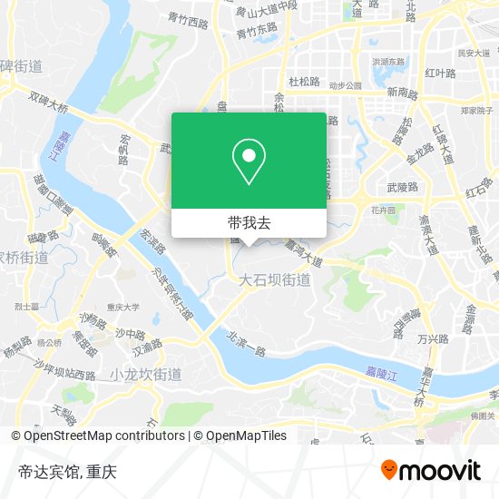 帝达宾馆地图