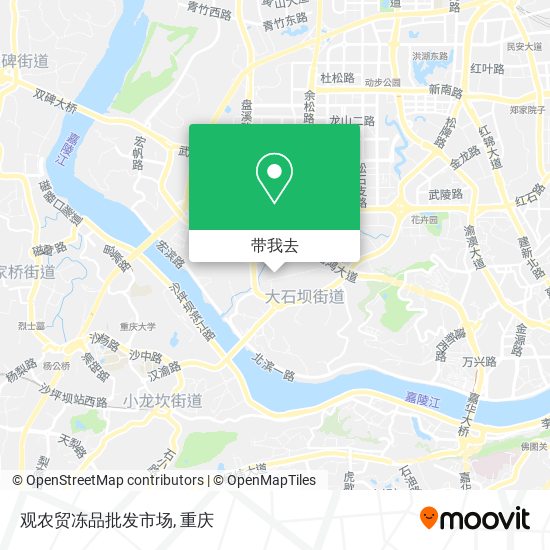 观农贸冻品批发市场地图