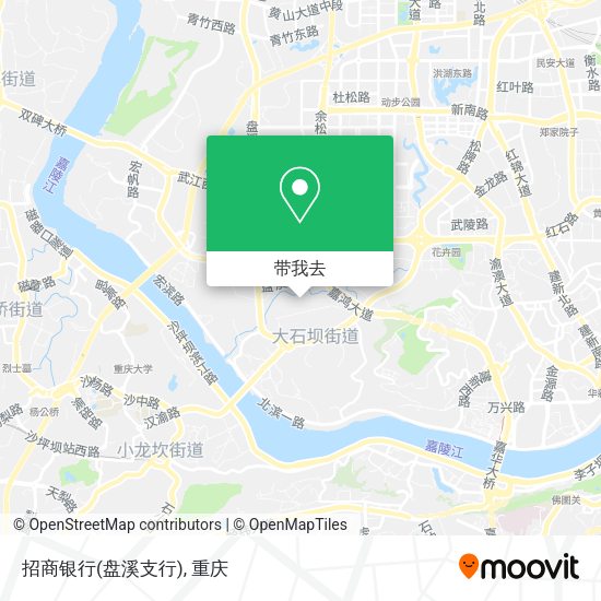 招商银行(盘溪支行)地图