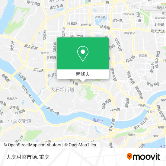 大庆村菜市场地图