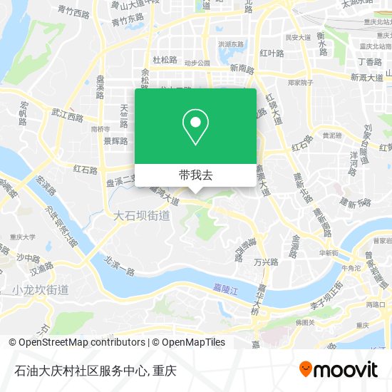石油大庆村社区服务中心地图