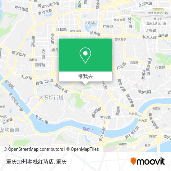 重庆加州客栈红琦店地图