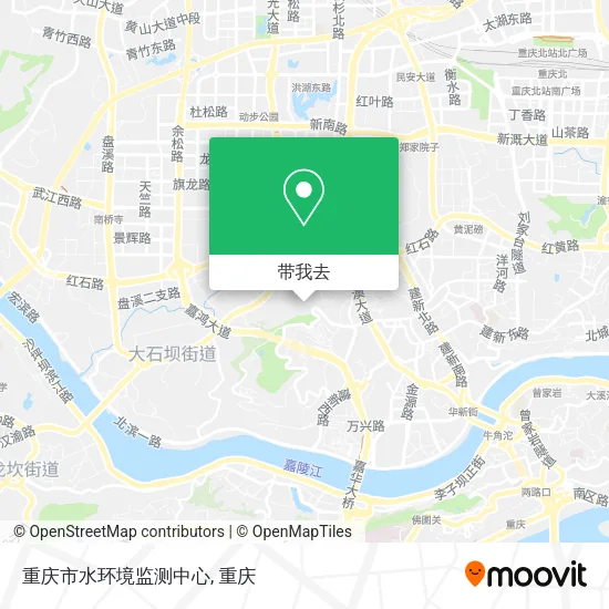 重庆市水环境监测中心地图