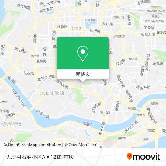 大庆村石油小区A区12栋地图