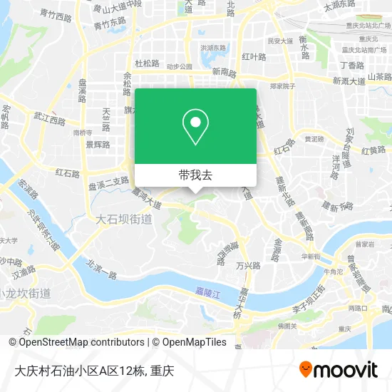 大庆村石油小区A区12栋地图