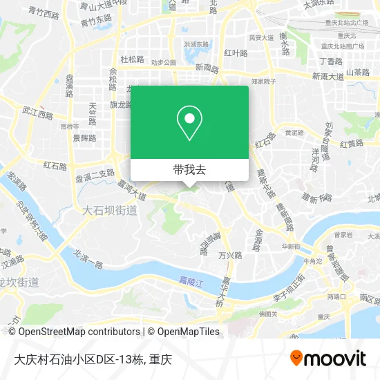 大庆村石油小区D区-13栋地图