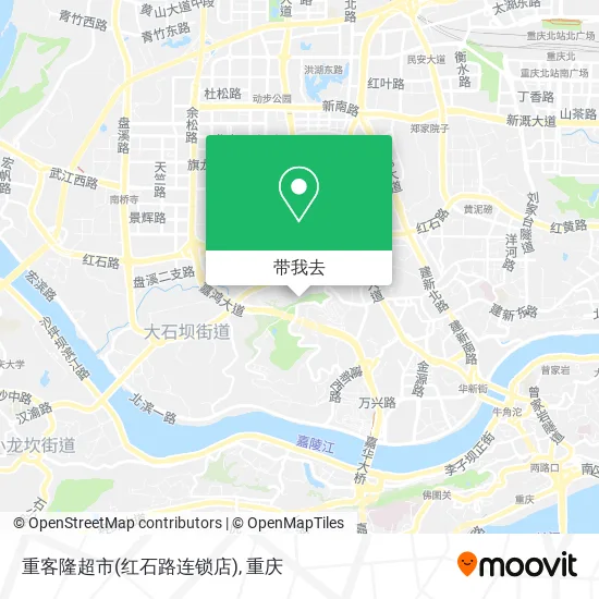 重客隆超市(红石路连锁店)地图