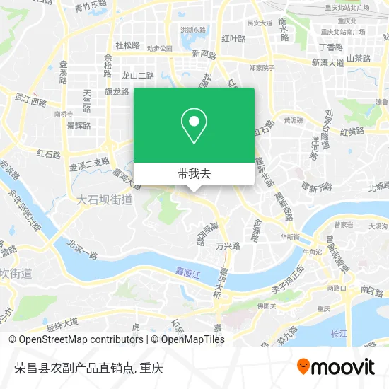 荣昌县农副产品直销点地图