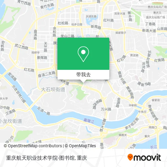 重庆航天职业技术学院-图书馆地图