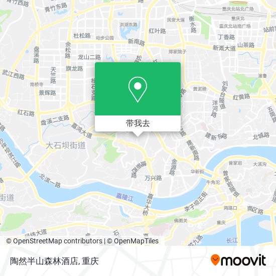 陶然半山森林酒店地图