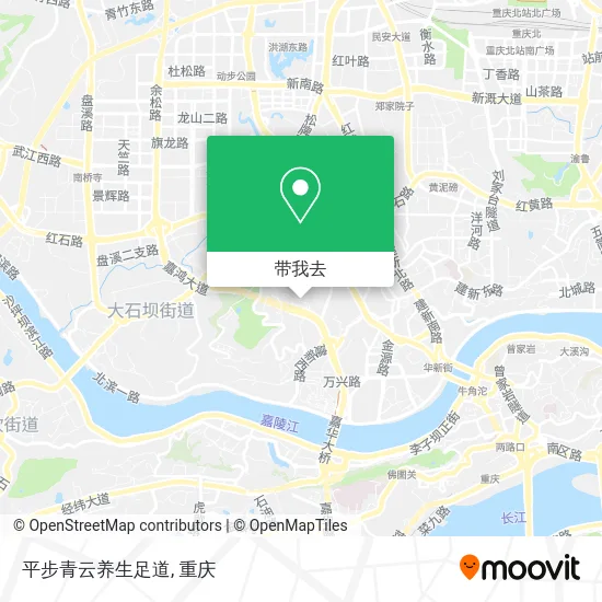 平步青云养生足道地图