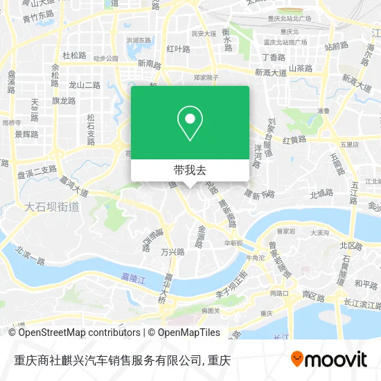 重庆商社麒兴汽车销售服务有限公司地图
