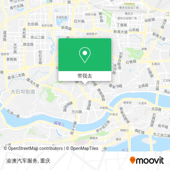 渝澳汽车服务地图