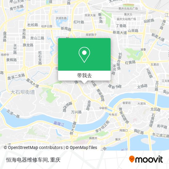 恒海电器维修车间地图