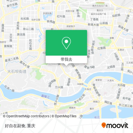 好自在副食地图