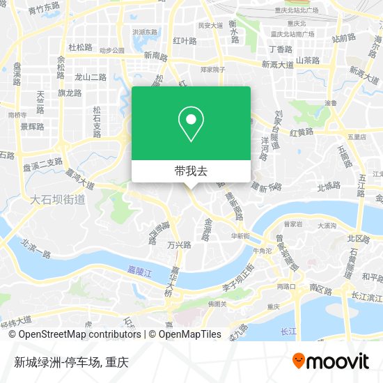 新城绿洲-停车场地图