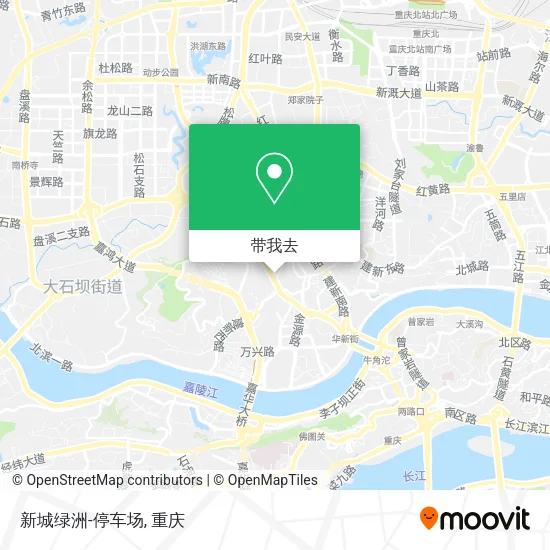 新城绿洲-停车场地图