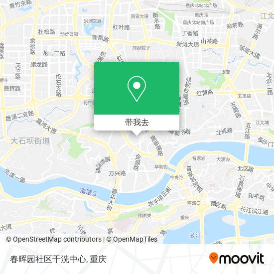 春晖园社区干洗中心地图