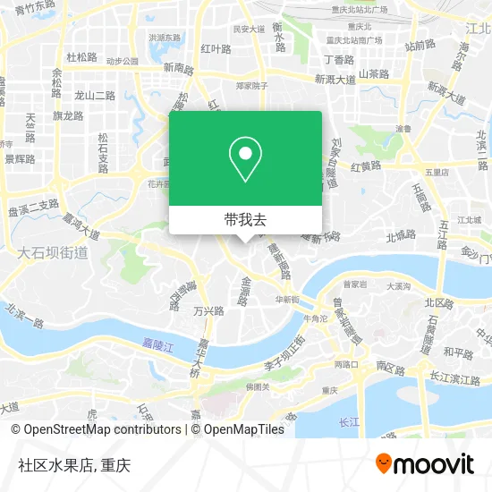 社区水果店地图