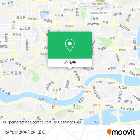 燃气大厦停车场地图