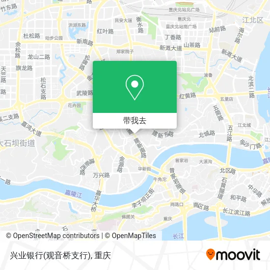 兴业银行(观音桥支行)地图