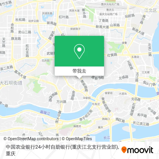 中国农业银行24小时自助银行(重庆江北支行营业部)地图