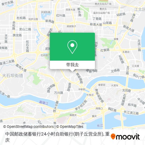 中国邮政储蓄银行24小时自助银行(鹞子丘营业所)地图