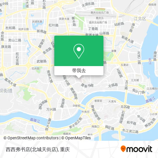 西西弗书店(北城天街店)地图