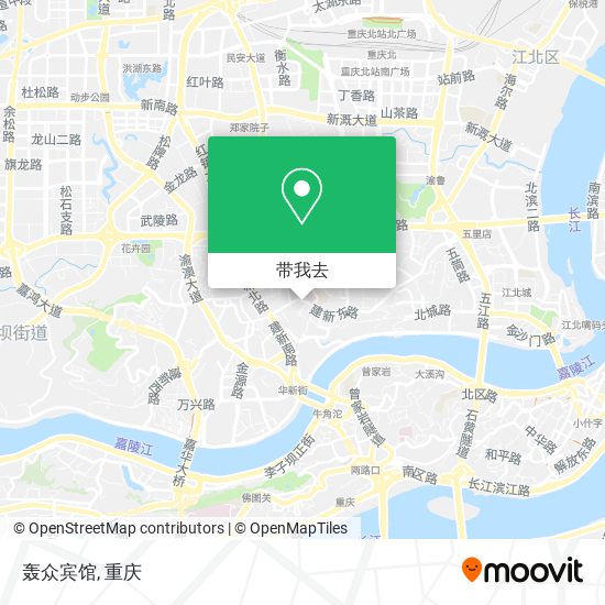 轰众宾馆地图