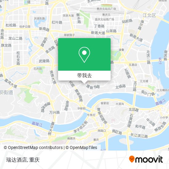 瑞达酒店地图