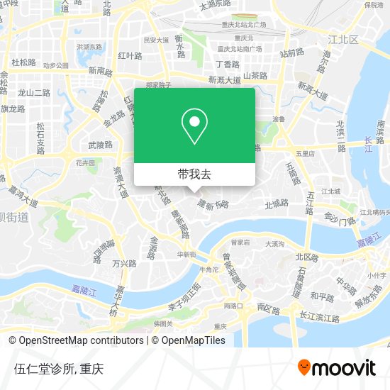 伍仁堂诊所地图