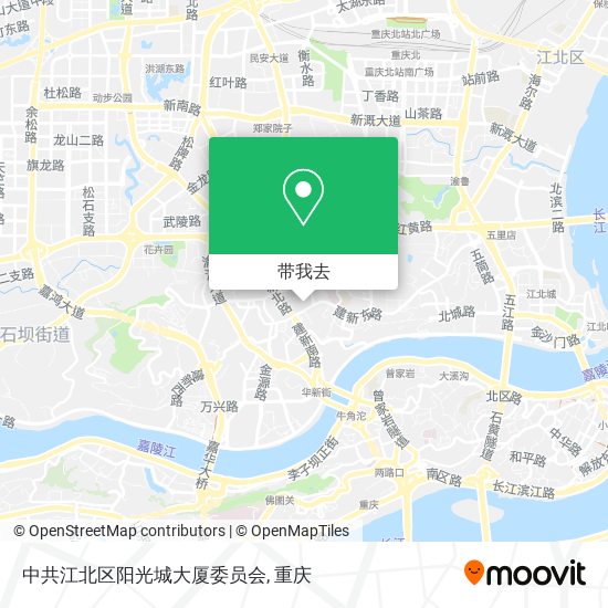 中共江北区阳光城大厦委员会地图