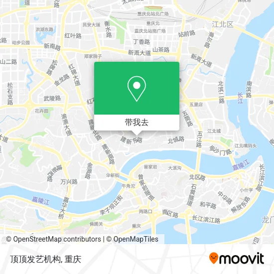 顶顶发艺机构地图