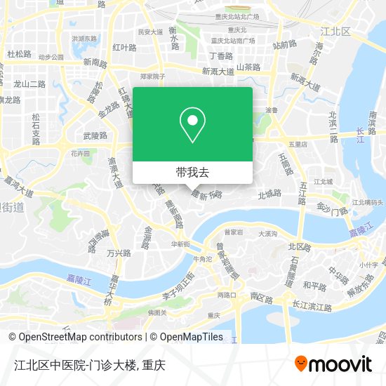 江北区中医院-门诊大楼地图