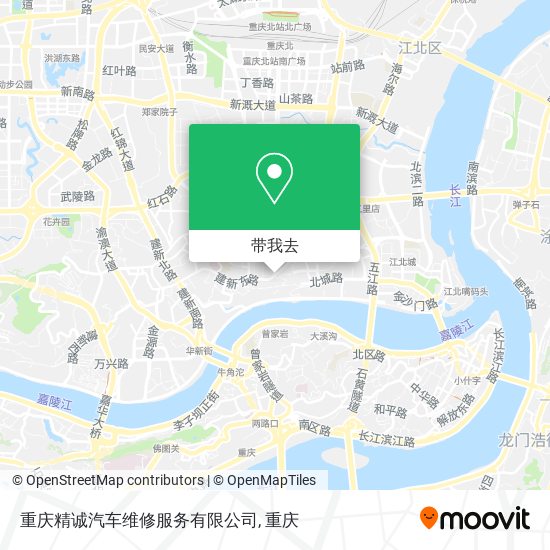 重庆精诚汽车维修服务有限公司地图