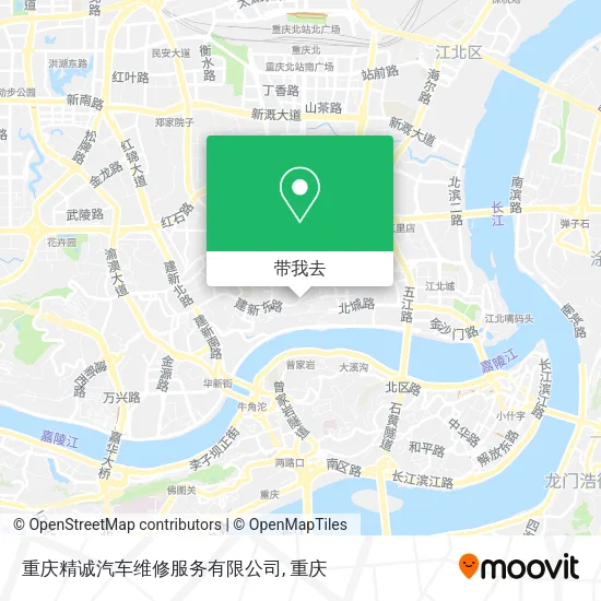 重庆精诚汽车维修服务有限公司地图
