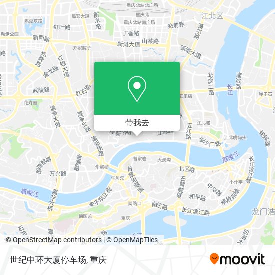 世纪中环大厦停车场地图