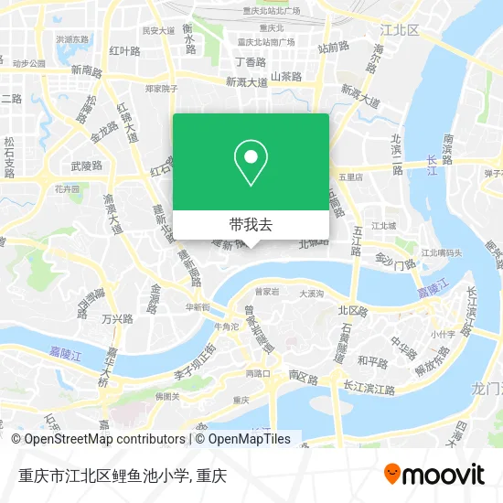 重庆市江北区鲤鱼池小学地图