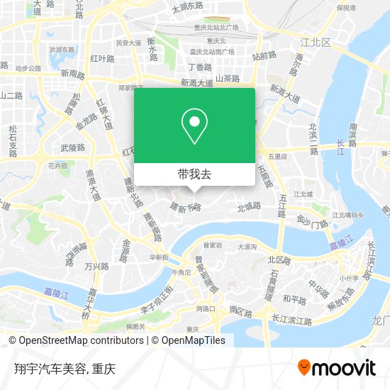 翔宇汽车美容地图