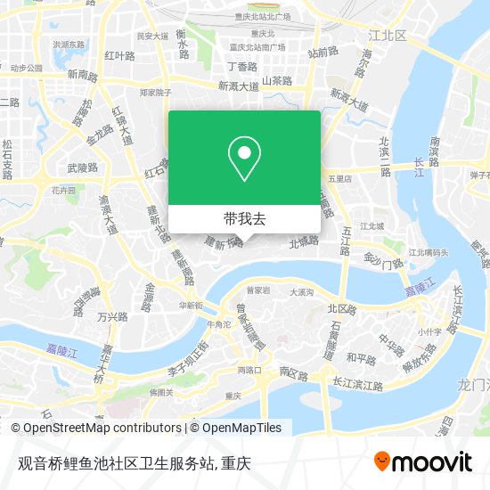 观音桥鲤鱼池社区卫生服务站地图