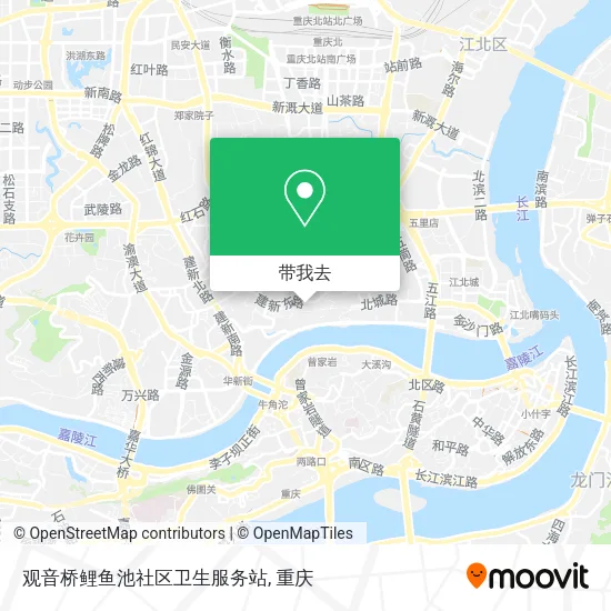 观音桥鲤鱼池社区卫生服务站地图