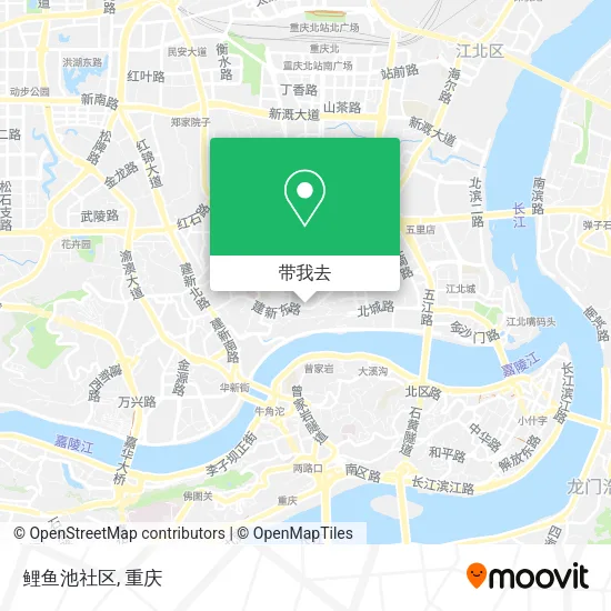 鲤鱼池社区地图