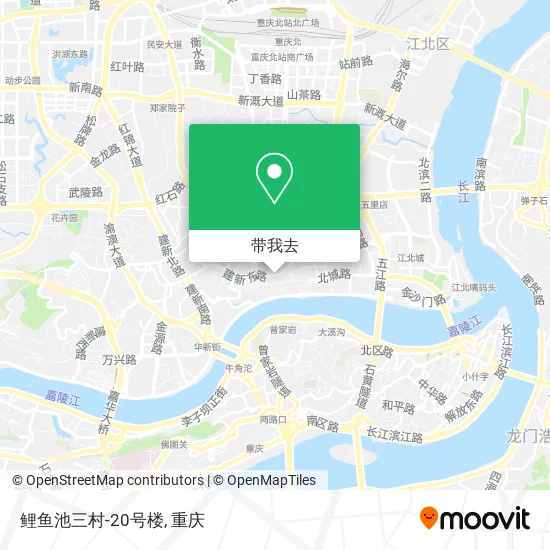 鲤鱼池三村-20号楼地图