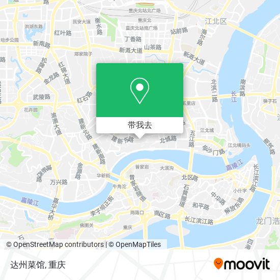 达州菜馆地图