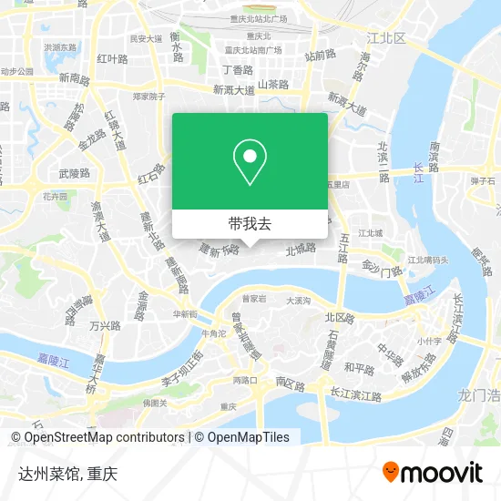 达州菜馆地图