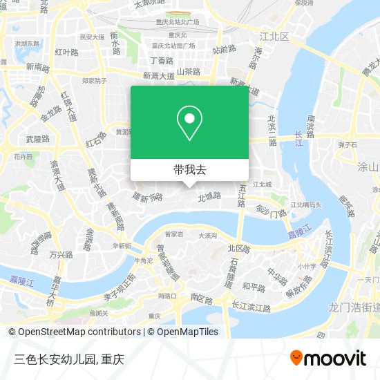 三色长安幼儿园地图