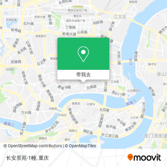 长安景苑-1幢地图