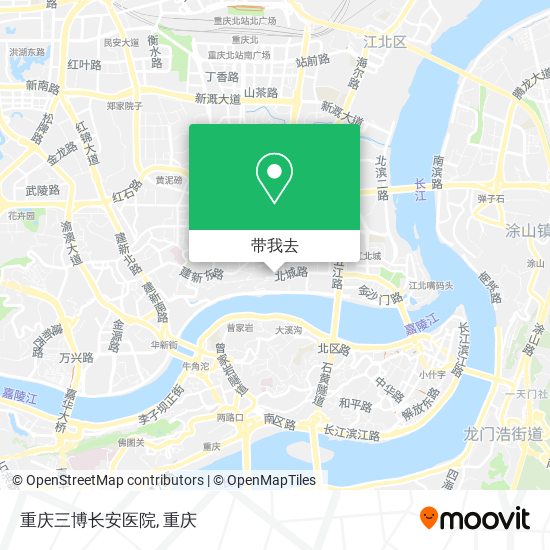重庆三博长安医院地图